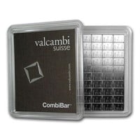 100x 1 Gram Silver Bar - Valcambi Silver Combibar