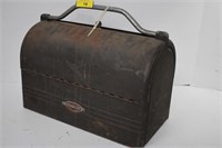 Vintage Craftsman Metal Lunchbox Toolbox w/Key