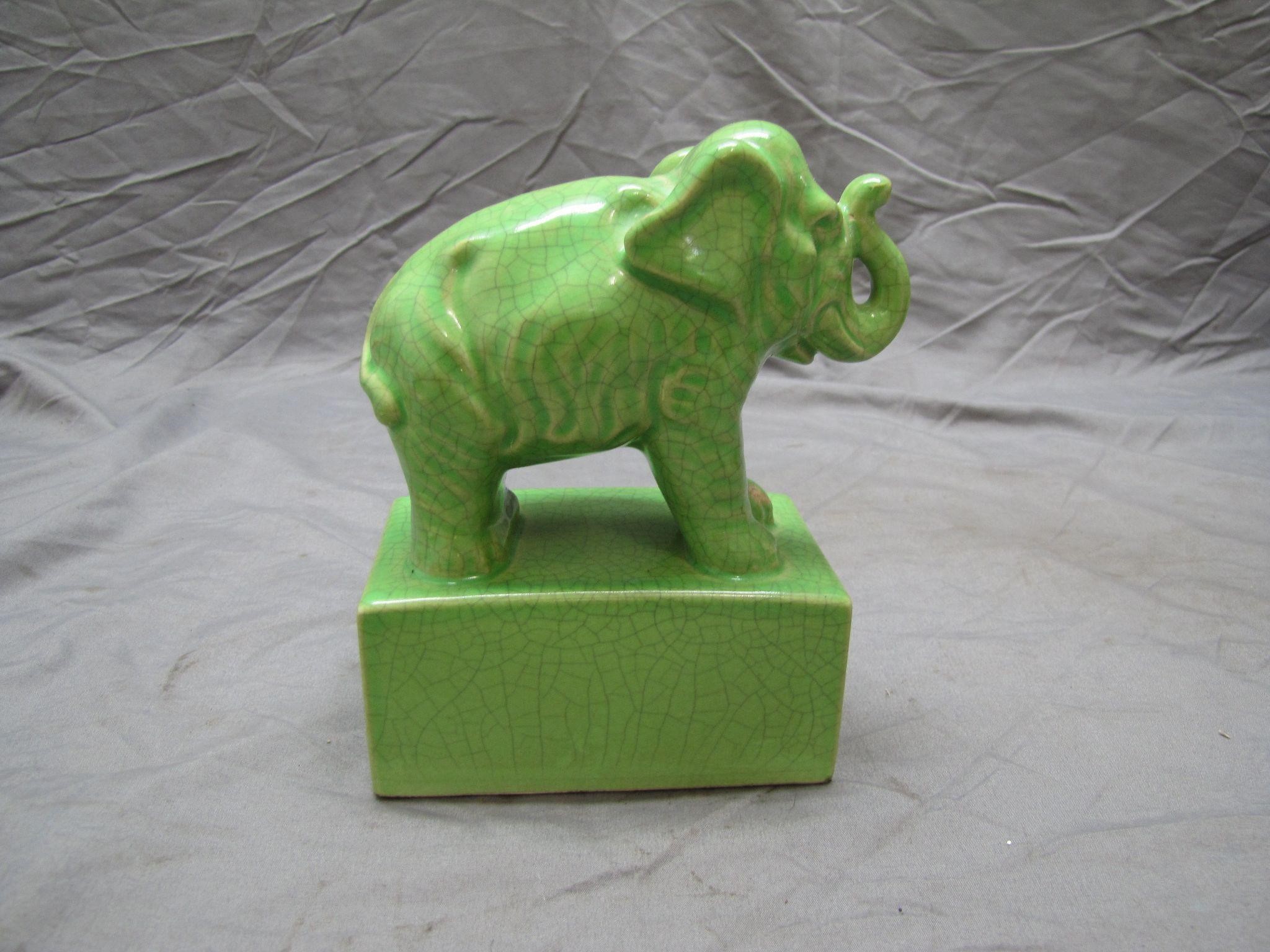 Rarer Vintage Ceramic Elephant Figurine