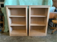 Pair of Pine Bookshelves