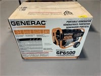 GENERAC GP6500 PORTABLE GENERATOR - APPEARS NEW