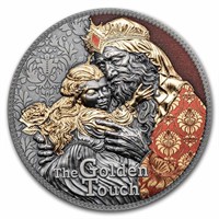 2023 Cameroon 2 Oz Silver The Golden Touch