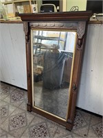 Vintage Eastlake Style Mirror 44” x 26”