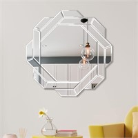 24 Helicoid Wall Mirror  Frameless  24x24