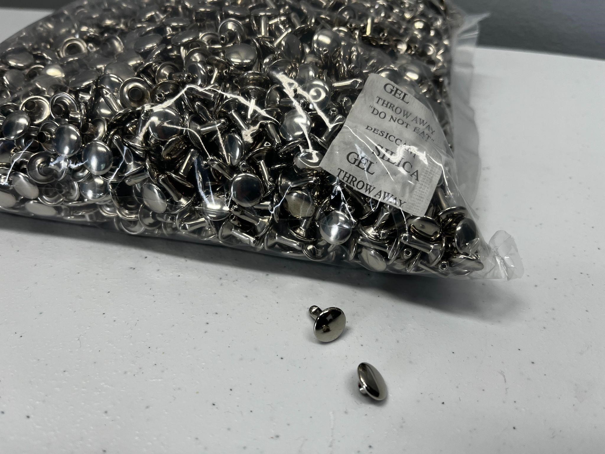 2000 Sets of 10mm Rivets, New, Made in Taiwan