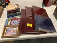 PHOTO ALBUMS, BOOKS, AMISH THEMED WALL ART, QUILT