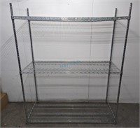 3-TIER CHROME METRO SHELF