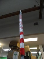 12Ft Pole with American Flag and Ground Spike