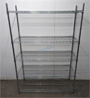 5-TIER CHROME METRO SHELF