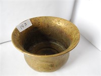 Brass Planter 8" Dia