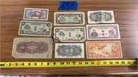 1930s-40s Chinese paper money