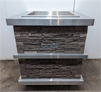 OUTDOOR PATIO COOLER W/ DROP-IN  ICE WELL & LED