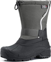 Size 10-  MORENDL Men’s Snow Boots Insulated