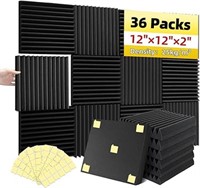 36 Packs Acoustic Foam Panels Wedge 2" X 12" X