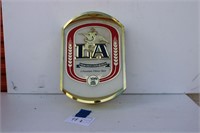 LA from Anheuser-Busch Plastic Sign