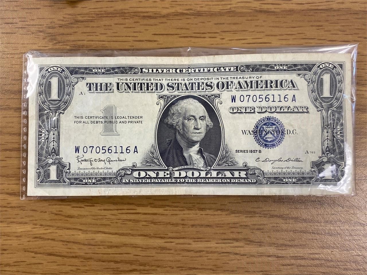 1957B Silver Blue Seal Note