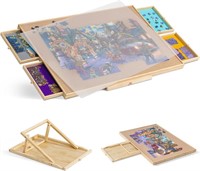 Tektalk Jigsaw Puzzle Table with Integrated Adjusd