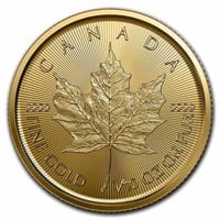 2023 Canada 1/10 Oz Gold Maple Leaf Bu