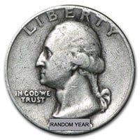 90% Silver Washington Quarters 40-coin Roll