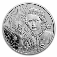 2023 Niue 1 Oz Silver Icons: Marie Curie Proof