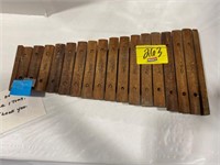 ANTIQUE WOOD XYLOPHONE