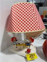 RAGGEDY ANNE & ANDY LAMP