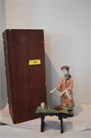 Oriental Lady Figurine. Very Intricate. Excellent