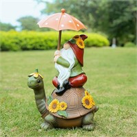 Garden Statue Gnome With Solar Lights