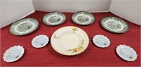 Staffordshire China Plates & more