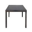 Rhode Island outdoor multi brown rectangle table