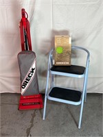 Oreck Vacuum, Vacuum Bags, & Step Ladder