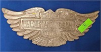 Cast Alluminum Harley Davidson Plaque