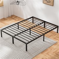 Metal Queen Bed Frame - Sturdy Steel Slat