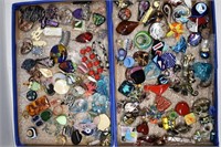 Blown Glass, Colored Pendants, Jewelry