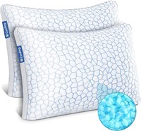 New $61 Set of 2 Cooling Gel Pillow- Queen