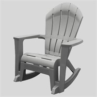 Gray Patio Rocking Chair - Adams Manufacturing