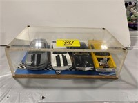 4 CAR MODELS IN ONE LARGE PLASTIC CASE