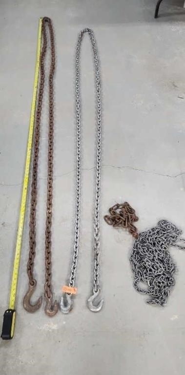 (2) Approx 198" Chain and an extra Chain