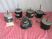 Lot Of 6 HVAC Furnace Draft Inducer Blower Motors