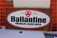Ballantine Premuim lager beer sign