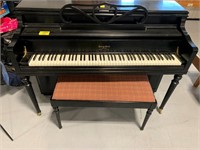 GEORGE STECK PIANO W/ BENCH