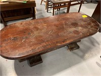 58" LONG WOODEN COFFEE TABLE