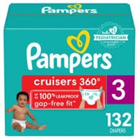 Pampers Cruisers 360 Diapers - Size 3 - 132 Count