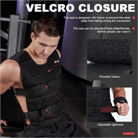 Adjustable Weighted Vest 44LB Workout Weight Vest
