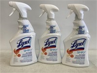 3x 650ml Lysol Simply All Purpose Cleaner