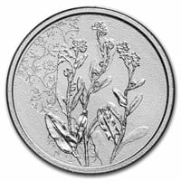 2023 Austria Silver €10 Forget-me-not Flowers