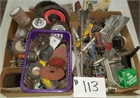 2 Flats Grinding Pads, wire Brush Wheels & more