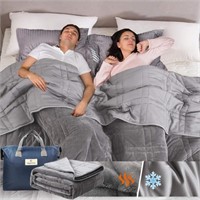 Weighted Blanket 20lbs for Adults and Couples(Tru"