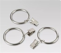 7 Pc Curtain Clip Rings Set (2-Pack)