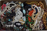 80 Costume Jewelry Necklaces, 20 Bracelets